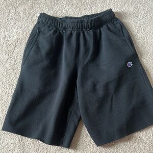Men’s Champion Black Athletic Sweatshorts Size Medium